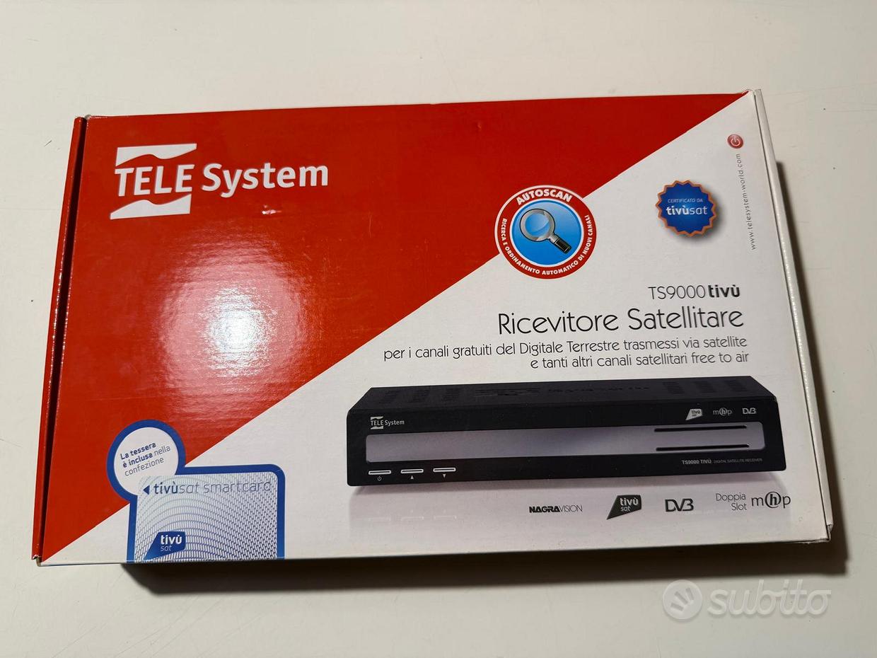 N 2 Decoder Satellitari SD TELESYSTEM TS9000 - Audio/Video In vendita a Torino