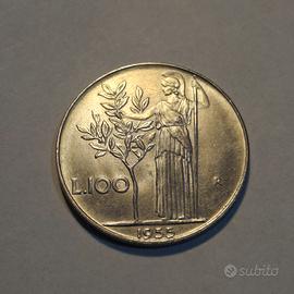 Repubblica Italiana 100 Lire Minerva 1955 FDC! 