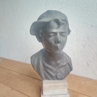 busto in bronzo scugnizzo  Giovanni de Martino