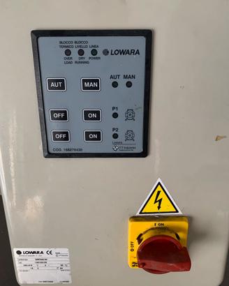 Quadro elettrico di comando LOWARA per due Pompe