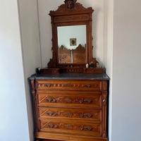 Como' con specchiera - 4 cassettoni - fine 800