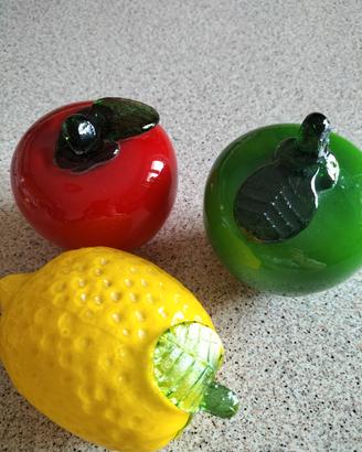 frutta decorazione vetro 