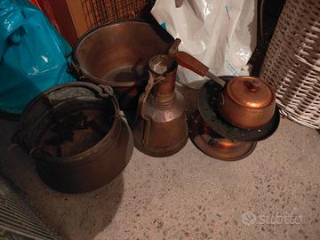 paioli in rame 
