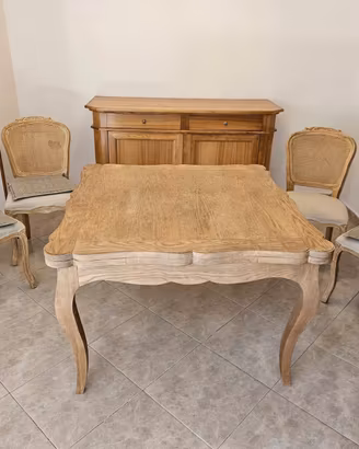Sala da pranzo completa artigianale 