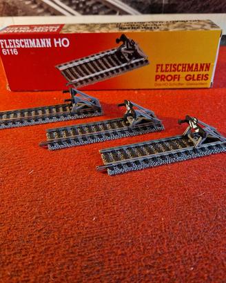 Fleischmann H0 3 binari terminali 6116 DC