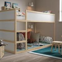 Letto bambini soppalco ikea Kura camerea castello