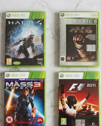 Lotto 4 Giochi Xbox 360 – Halo4, Dead Space, F1 11