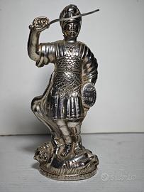 Antica Statuina San Michele Arcangelo fine '800