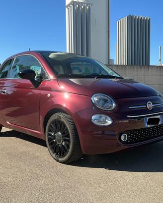 FIAT 500 LOUNGE 1.2 BENZINA BORDEAUX-2018