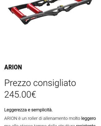 Rullo per bici elite airon roller