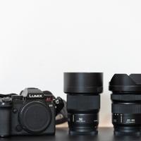 Panasonic s5 full frame + 2 obbiettivi e flash