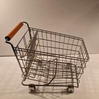 Mini carrello della spesa giocattolo