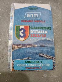ticket celebrativo Napoli 