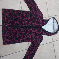 Felpa in Pile con cappuccio  da bambina