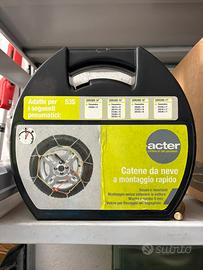 Catene neve Acter 53S a montaggio rapido - NUOVE