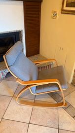 Sedia a dondolo Ikea, nuova