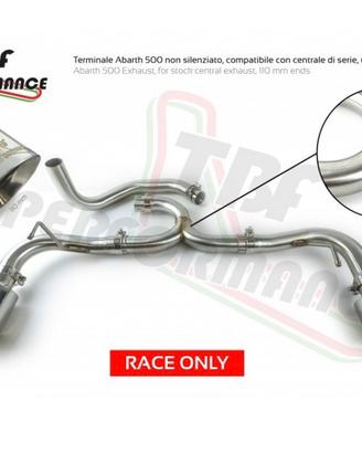 Scarico Abarth 595 TBF performance