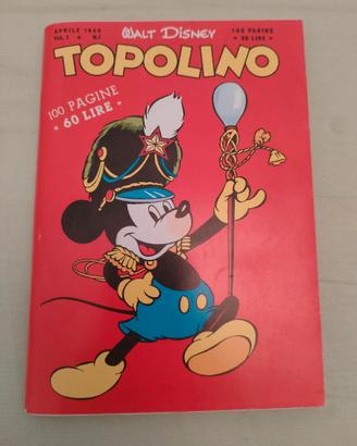 TOPOLINO N 1 ANASTATICO, NUOVO, + LIBRO OMAGGIO.