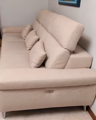 Divano 3 posti 250 cm relax elettrico, usb