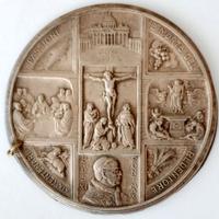 Placca commemorativa Anno Santo - Roma 1933