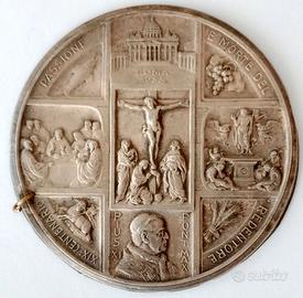 Placca commemorativa Anno Santo - Roma 1933