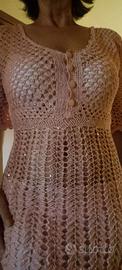 Vestito all'uncinetto tg L