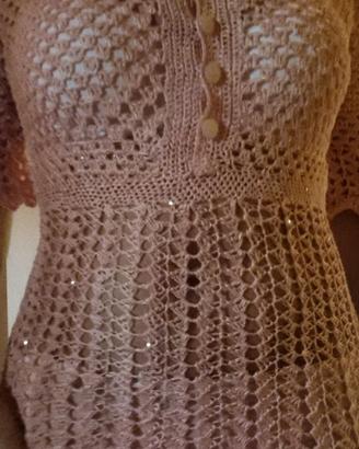 Vestito all'uncinetto tg L