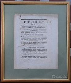 Decreto della Convenzione Nazionale (Riv. francese