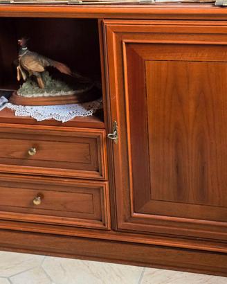 MOBILETTO LEGNO MASSELLO 2 CASSETTI+1 SPORTELLO