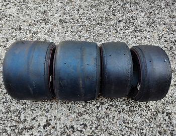 Set gomme kart Mojo Rosse