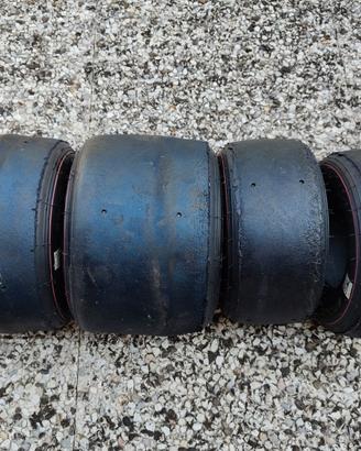 Set gomme kart Mojo Rosse