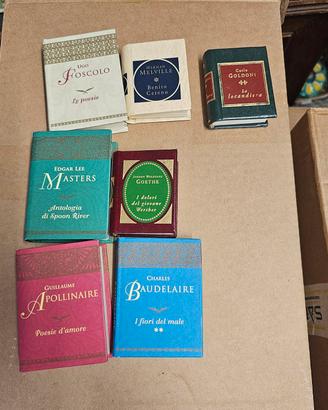 set minilibri libri miniaturizzati