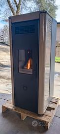 stufa a pellet ventilata 12 kW canalizzata 