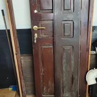 Portoncino ingresso legno