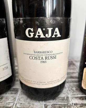 Vino gaja da collezzione