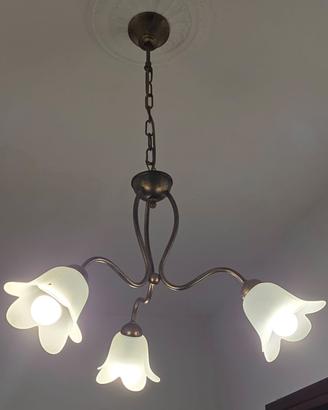 Lampadario classico a 3 luci