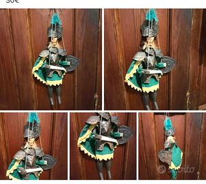 Pupo Siciliano marionetta metallo cm50 vinta verde