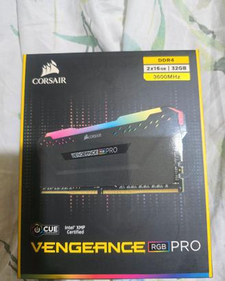 Ram 32gb 3600mhz cl18.