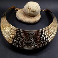 Collana girocollo donna acciaio stile etnico 