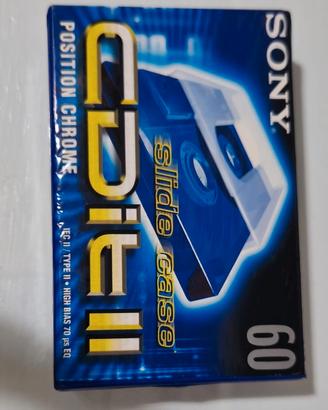 Sony CDit II 60 Cassetta audio Tipo II HB