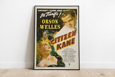 Poster Locandina Film "Quarto Grado - Citizen Kane