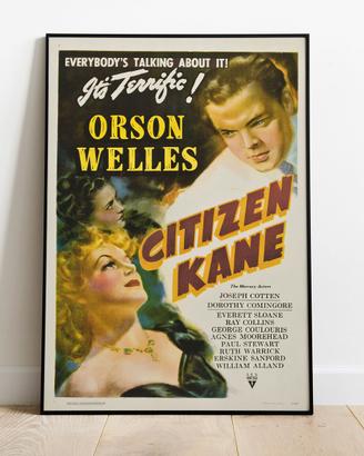 Poster Locandina Film "Quarto Grado - Citizen Kane
