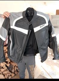 GIUBBOTTO IN PELLE MOTO 