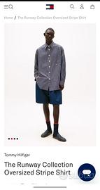 Camicia a righe oversize della collezione Runway 