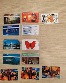 Lotto schede telefoniche vintage collezione


