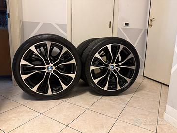Cerchi+gomme estive per bmw x5  r 21 doppia misura
