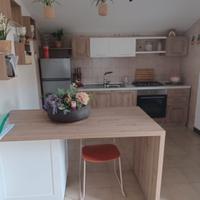 Cucina con penisola