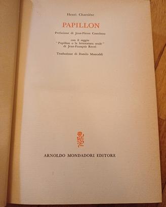 PAPILLON  Henri Charriere . Mondadori