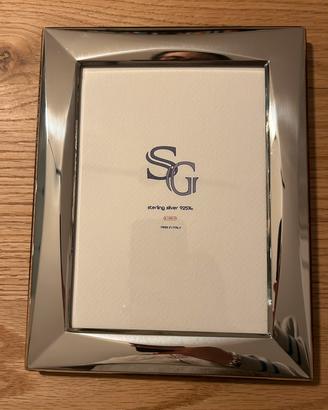 Cornice argento rettangolare