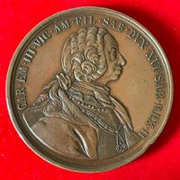 Carlo Emanuele III medaglia sensa data 1864/65 SPL